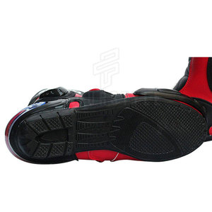 Zapatos de moto duraderos para hombre, calzado de conducción con suela resistente, ajuste cómodo para viajes de larga distancia en motocicleta - Product Image 5