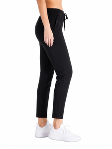 Pantalones Deportivos Casuales Elásticos para Mujer al por Mayor, Pantalones de Entrenamiento Atlético para Mujer con Bolsillos Laterales, OEM - Product Image 3