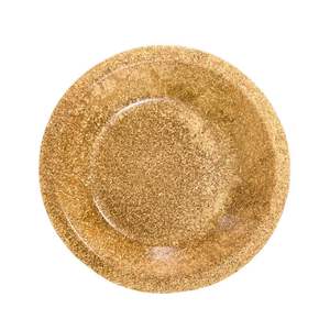7 Inch Organic Vetiver Rice Bran Eco Plates Aromatic Biodegradable Compostable <b>Disposable</b> Dinnerware Made India - Product Image 3