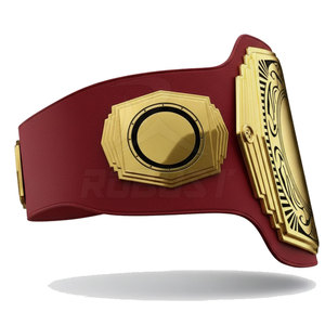 Ceinture de championnat au design élégant en cuir écologique pour l'entraînement aux arts martiaux, personnalisable, confortable, légère et facile à utiliser - Product Image 3
