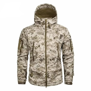 Chaqueta de Caza Impermeable y Cortavientos para Hombre, Chaqueta de Senderismo, Montañismo y Caza con Camuflaje - Product Image 3