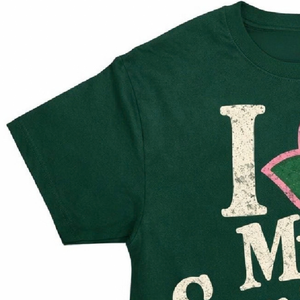 I Love <b>My</b> Sorority Green Women T Shirt Short Sleeve Graphic Printed Crew Neck Casual Soft Cotton Sisterhood Fashion Everyday - Product Image 3