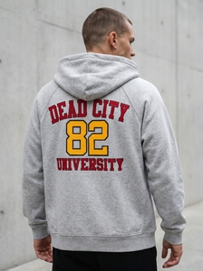 Sweat à capuche zippé personnalisé pour homme, coupe oversize, en molleton de coton épais, style streetwear décontracté, veste d'hiver - Product Image 4