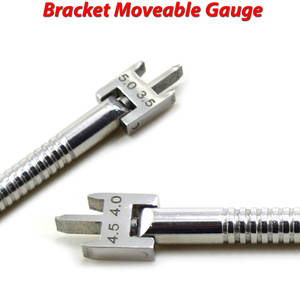 Jauge de hauteur pour bracket orthodontique dentaire, localisateur réglable et mobile, mesure de positionnement à ressort, médical, par Grip Surgical - Product Image 4