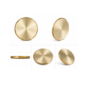 Brass Beveled Edge Coin Tags Blanks Heavy Duty 3mm Thick for Engraving Hand Stamping American Style in Origin - Product Image 3