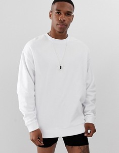 Sudadera Blanca Extra Grande para Hombre Infinite Realities, con Estampado Gráfico de Perro en la Espalda, Informal, de Punto, de Algodón, para Otoño - Product Image 2