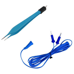 Pinza Bipolar Manual de Acero Inoxidable con Punta de Irrigación y Recubrimiento Tipo Bayoneta para Uso ORL, Neurológico y Cardíaco con Cable Bipolar - Product Image 2