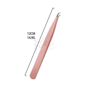 Pinzas Profesionales para Extensión de Pestañas, Pinzas con Punta de Fibra, Acero Inoxidable, Mango Cómodo - Product Image 6