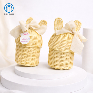 New Design Best Selling Rattan Gergean <b>Box</b> <b>Ramadan</b> Decoration <b>Gift</b> <b>Box</b> Handmade Supplier OEM ODM Made in Vietnam - Product Image 1