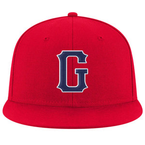 Casquette de baseball jaune à 6 panneaux avec logo brodé G bleu, ajustée, unisexe, décontractée, taille adulte 58-60CM - Product Image 4