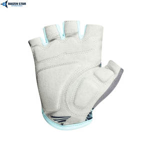 Gants de cyclisme d'été personnalisés avec logo, poignées en PU, rembourrage en gel antichoc, design demi-doigts pour VTT et vélos de route - Product Image 4