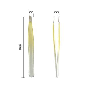 Ensemble de pinces à épiler professionnelles de haute qualité en acier inoxydable, 3 pièces, avec logo personnalisé, marque privée - Product Image 6