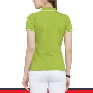 Wholesale Women Blank Polo Ladies Short Sleeve Slim Fit Polo T-shirt Custom Logo Polo Shirts for Women - Product Image 2