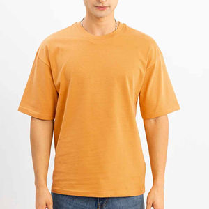 T-shirt Homme Oversize Personnalisé à Motif Vierge sur le Devant, Style Vintage, 100% Coton, Jersey Teint Uni, Grande Taille, Décontracté, Votre Design ou Logo - Product Image 5