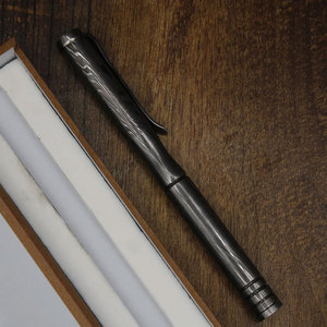 Stylo en acier de Damas, instrument d'écriture de bureau haut de gamme, pour cadeau d'entreprise, promotion commerciale et image de marque - Product Image 6