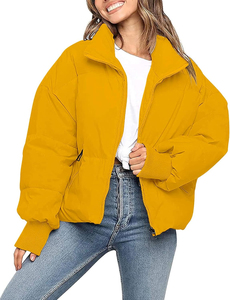 Professional Wholesale Rate Winter Puffer <b>Jacket</b> Women's Clothing Manufacturer Customized Hooded Breathable Quick Dry Front Logo - Product Image 5