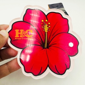 Nouveaux plateaux en verre acrylique pour cils, motifs fleur, papillon, carré, cœur, avec logo personnalisé, écologiques, supports pour extensions de cils, plateaux floraux - Product Image 4