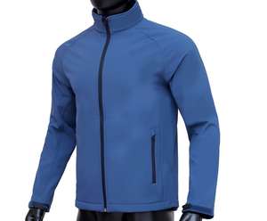Ventes en gros de vestes softshell à capuche de qualité supérieure pour hommes, logo personnalisé, coupe-vent, imperméable, séchage rapide, chaudes, en promotion - Product Image 2