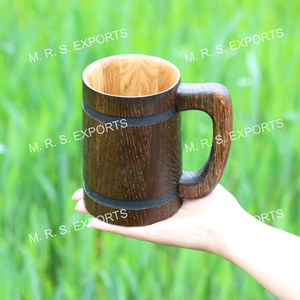แก้วไม้ทำมือสำหรับดื่มเบียร์ ปลอดภัยสำหรับอาหาร ป้องกันการรั่วซึม ผลิตจากไม้ธรรมชาติ รับผลิตตามสั่ง ขายส่งจากโรงงาน - Product Image 5