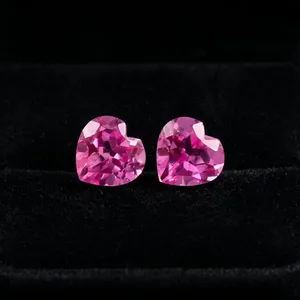 Piedras Preciosas Sueltas en Forma de Corazón, Facetadas, de Color Rosa Natural, Imitaciones Semipreciosas de Calidad AAA+, 7.25 Ct., Certificadas por Terceros - Product Image 5