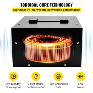 Heavy Duty 1000W convertitore Step Up/Down trasformatore 240V 110V 110V 240V 5V porta USB CE certificata 1 US 1 UK 1 Adattatori da viaggio - Product Image 5