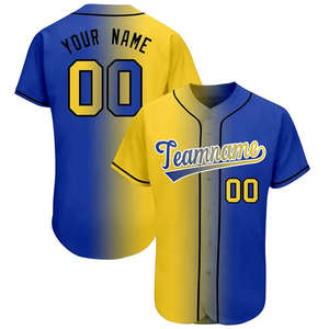 Maillots de baseball personnalisés en polyester respirant pour adultes et jeunes, uniformes de sport imprimés, ensemble de style OEM/ODM, vente en gros en vrac - Product Image 5
