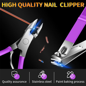 German grade stainless steel manicure pedicure surgical instruments <b>set</b> ready to ship best price manicure pedicure <b>sets</b> - Product Image 2