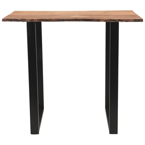 Table de bar en bois de style industriel haut de gamme avec base en métal robuste pour restaurant, pub, bistrot, hôtel, cuisine, bar à domicile, usage commercial - Product Image 2