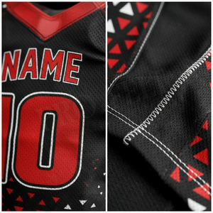 High Quality American Football Jerseys Uniform <b>Set</b> Custom Team Name Number Sports Apparel Breathable Athletic Wear Uniforms Men - Product Image 4