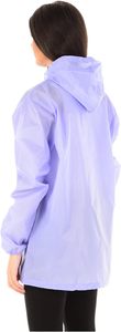 Chaqueta cortavientos impermeable con capucha, informal, estilo urbano, con bloques de color, plegable, para viaje. - Product Image 6