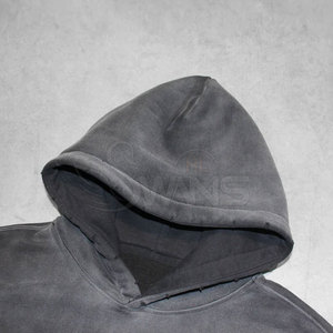 Sudadera con Capucha para Hombre, Estilo Casual, para Uso en Exteriores, Efecto Desgastado por el Sol, 100% Algodón, para Invierno - Product Image 5