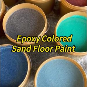 Pintura Epóxica para Pisos con Arena de Color, Revestimiento Líquido Brillante, Resistente al Desgaste, Resistente a la Presión, Impermeable, Pintura para Muebles Resistente a los Álcalis - Product Image 2