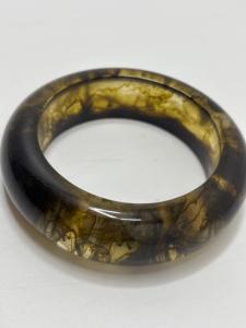 Pulseras de Resina Acrílica y Lucite Hechas a Mano con Efecto de Caparazón de Tortuga Natural y Acabado Brillante para Mujer, Venta al Por Mayor - Product Image 4