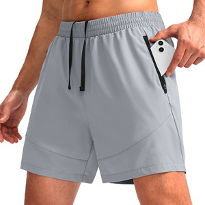 Pantalones Cortos Deportivos para Hombre, 260 g/m², con Logotipo Personalizado, Colores Sólidos, Estilo Vintage, Lavado Ácido - Product Image 1