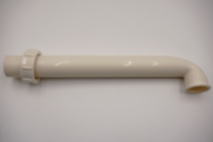 Conector de codo Co-PE de PVC anticorrosión OEM, accesorio de tubería de diseño moderno para baño, cocina y uso de inodoro - Product Image 2