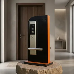Serrure de porte d'hôtel intelligente TES 705 SSB RFID, système de contrôle d'accès sécurisé par clé mobile pour l'hôtellerie, les hôtels, les complexes hôteliers, les chambres d'hôtes - Product Image 2