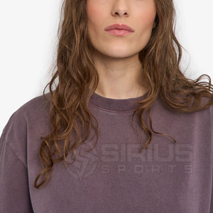 Camiseta Oversize Personalizada al por Mayor para Mujer, Estilo Urbano, Ecológica, 100% Algodón, Impresión de Logotipo, Último Diseño, Colores y Tallas Personalizadas - Product Image 4