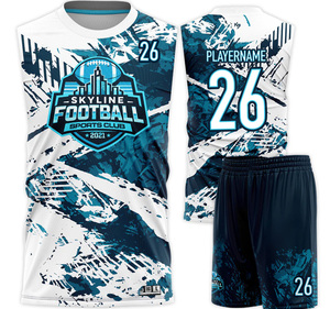Silverback 26 Custom 70n7 Jersey Blanco Poliéster Sin Mangas Ropa Deportiva Infantil Paquete de 20 Piezas - Product Image 4