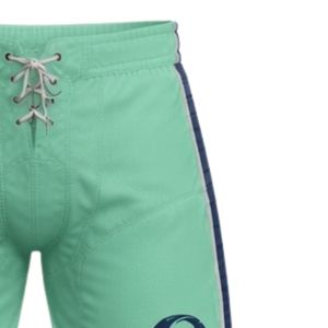 Shorts d'entraînement de hockey sur glace sublimés vert menthe pour hommes, en polyester, avec cordon de serrage et bande latérale, uniforme d'équipe sportive - Product Image 4