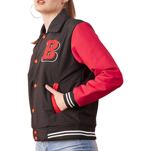 Chaqueta Bomber Varsity de Alta Calidad para Mujer, la Más Vendida, Ligera, Cómoda y Ajustable para Invierno - Product Image 5