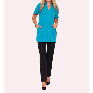 Tunique d'infirmière pour femmes, blouse à manches longues, tenue de travail pour salon, soins médicaux, dentaires, vétérinaires, blouses de travail fabriquées, uniforme d'hôpital - Product Image 3