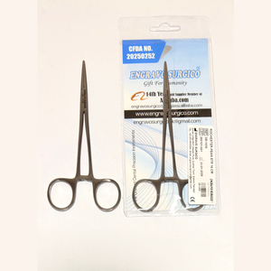 Pinza de sujeción profesional CrileWood con junta de caja, pinzas rectas de acero inoxidable Rochester-pean Str - Product Image 2