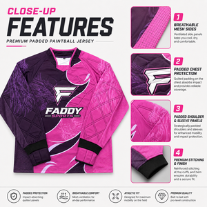 Camiseta de Paintball Personalizada con Acolchado, Sublimación Profesional, Transpirable, Uniforme Deportivo Táctico de Manga Larga - Product Image 4