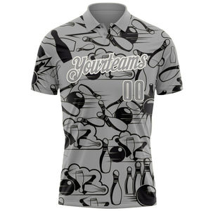 Chemises de bowling à manches courtes imprimées sur mesure de qualité supérieure pour les équipes scolaires, coupe classique, 100% polyester - Product Image 5