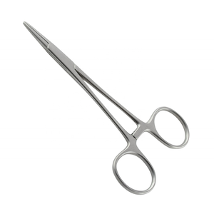 KOUNAIN Instrument de suture chirurgicale en acier inoxydable de 140mm, mâchoire droite, poignée dentelée, porte-aiguille, Instruments chirurgicaux de base - Product Image 2