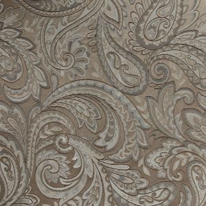 Asta finestra Jacquard Pocket mantovana con perline blu/marrone 50x18 "eleganti tende e mantovane - Product Image 6