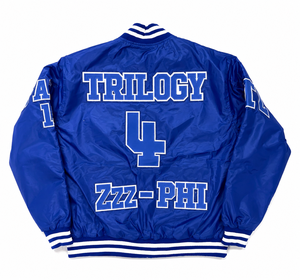 Custom Floral Woven <b>Bomber</b> Varsity <b>Jacket</b> <b>Men</b> Women Baseball Letterman OEM ODM Manufacturer Spring Autumn - Product Image 2