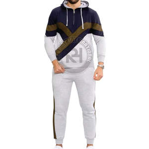 ชุดวอร์มผ้าโพลีเอสเตอร์คอตตอนสไตล์โมเดิร์น เนื้อผ้านุ่มสบาย ออกแบบมาเพื่อความสบาย ยืดหยุ่น และเหมาะสำหรับสวมใส่ลำลองหรือเล่นกีฬา - Product Image 1