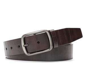 Ceinture en cuir véritable tendance MAKUM INTERNATIONAL pour hommes, boucle en métal faite à la main, durable, résistante, longueur personnalisable - Product Image 1