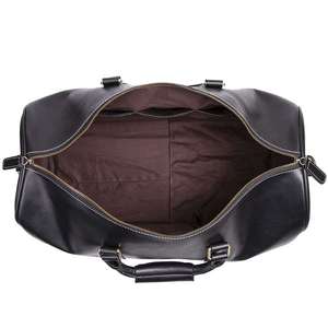 Bolsa de Viaje de Cuero Genuino de 30-40L con Logotipo Personalizado, para Hombres y Mujeres, para Fin de Semana o Viajes Cortos - Product Image 5